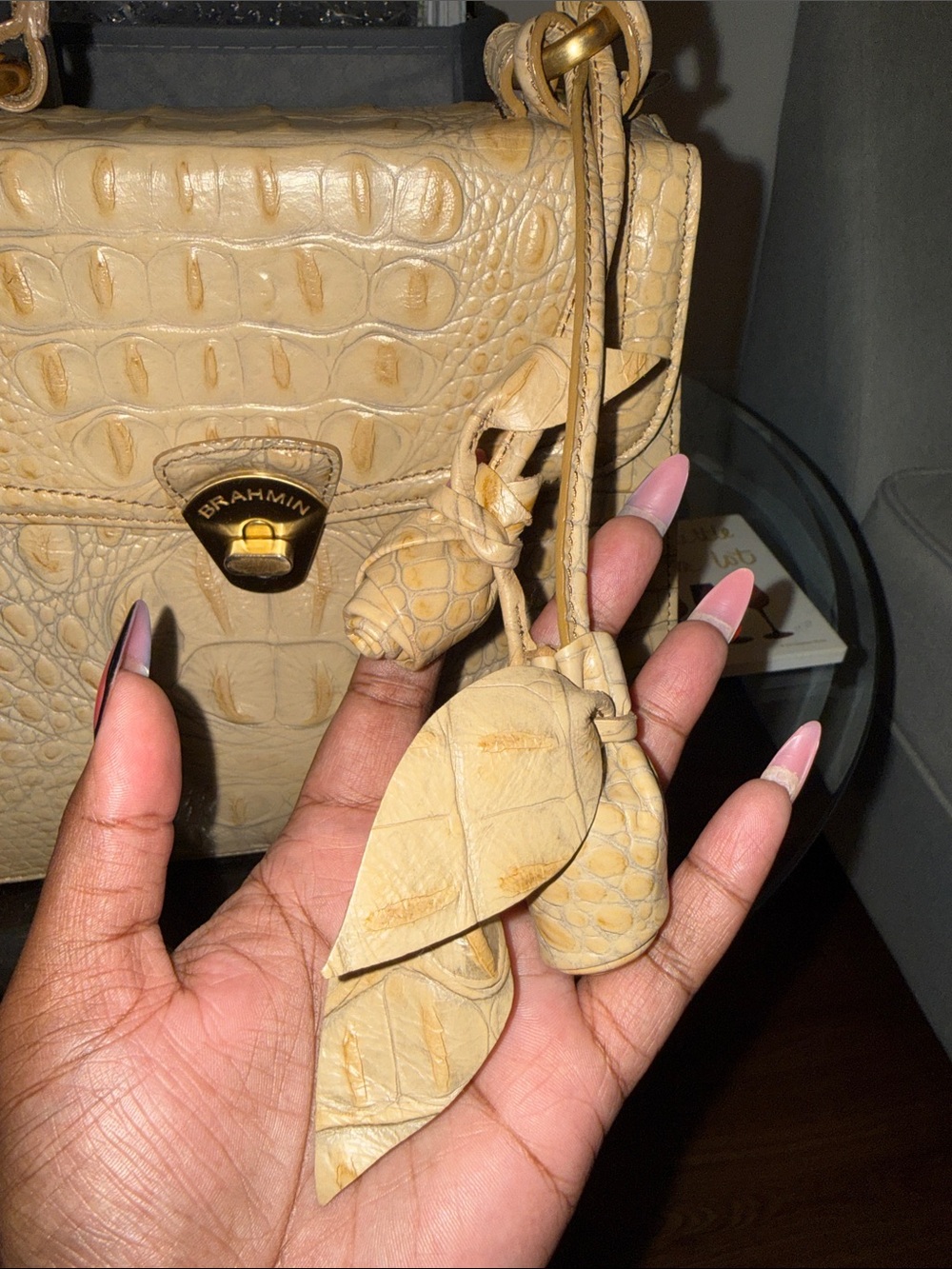 Brahmin Vittoria Rose Satchel - Picture 4 of 16
